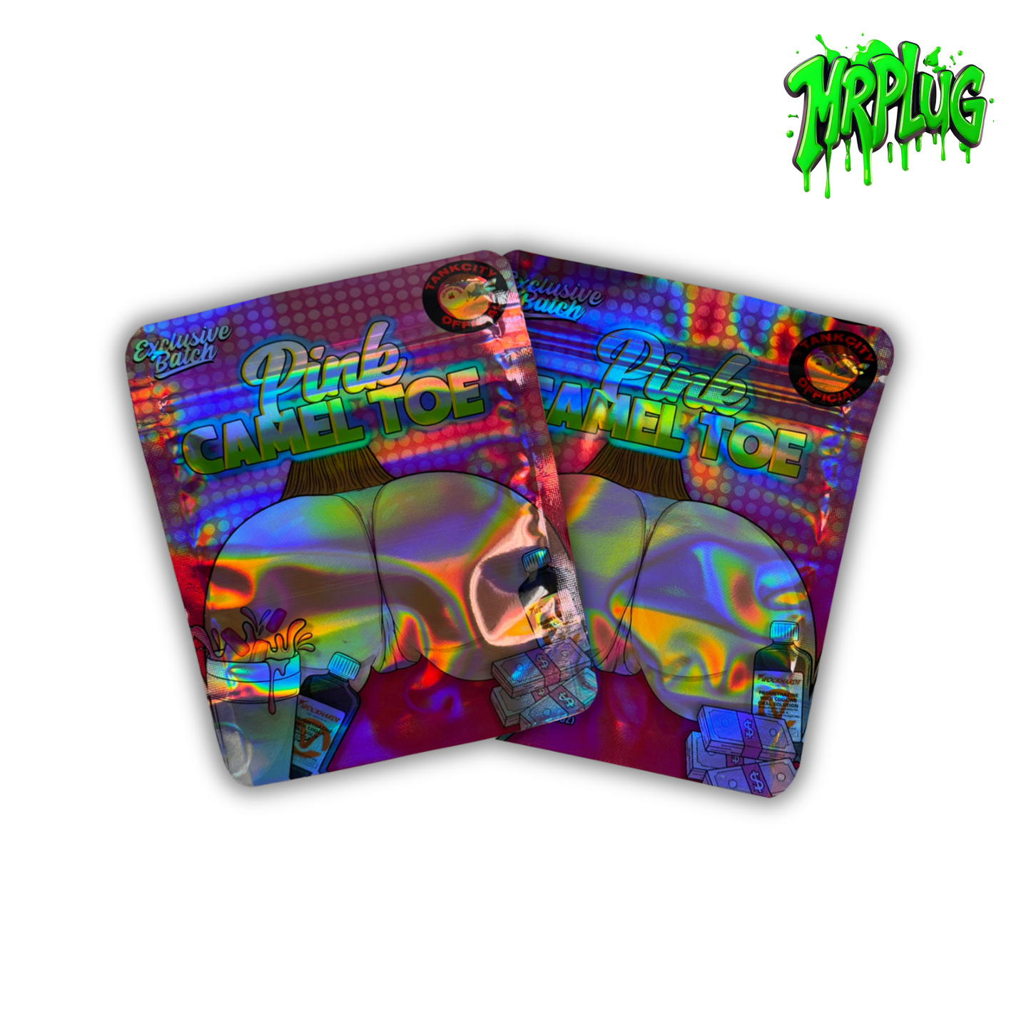 Custom Holographic Mylar Bags 3.5-7g