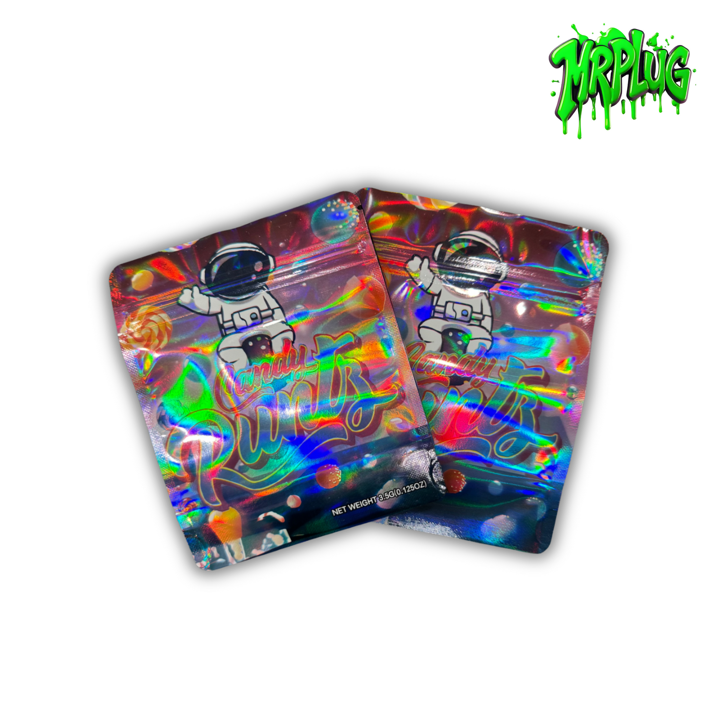 Custom Holographic Mylar Bags 3.5-7g