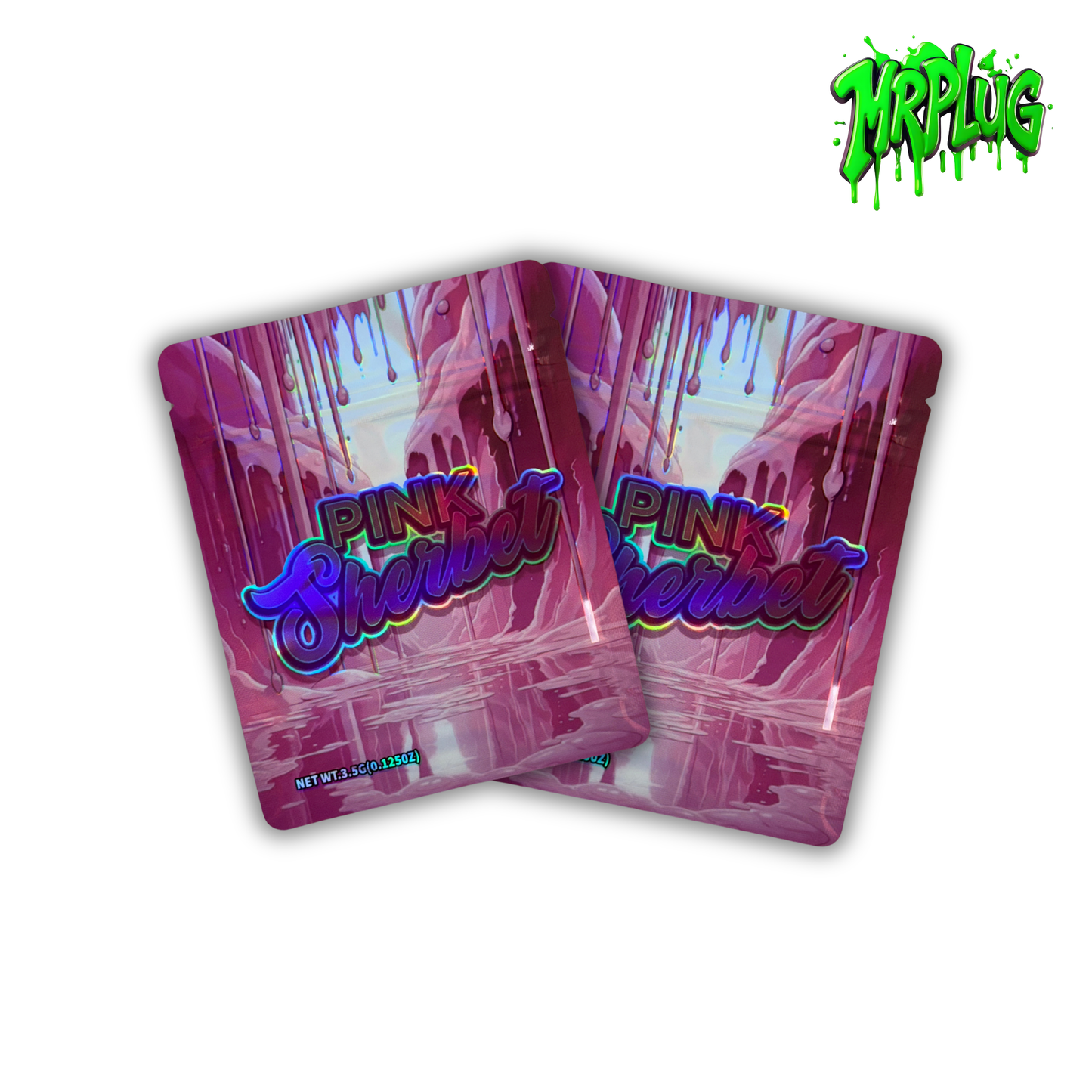Custom Mylar Bags 3.5-7g Runde Ecken