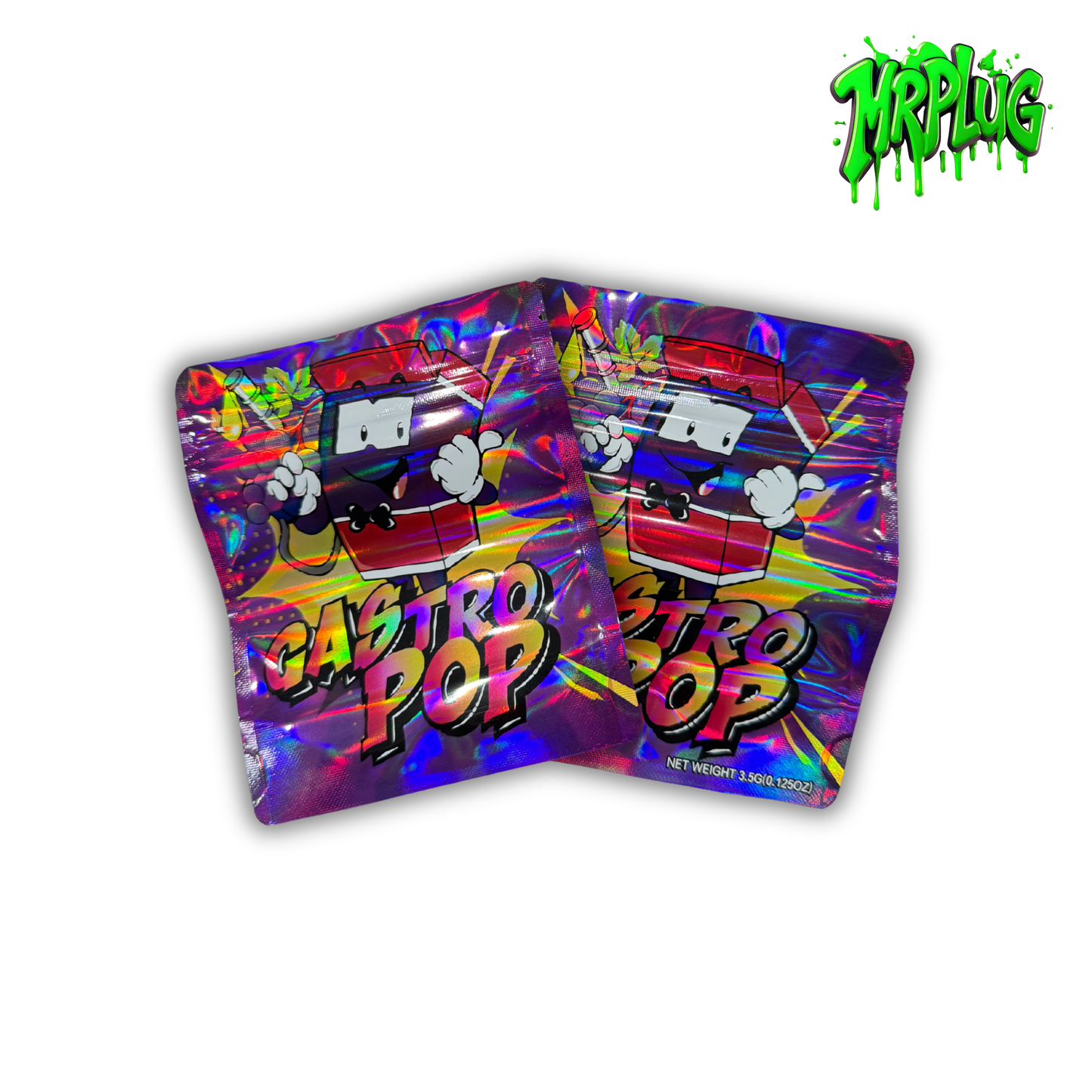 Custom Mylar Bags 3.5-7g Runde Ecken