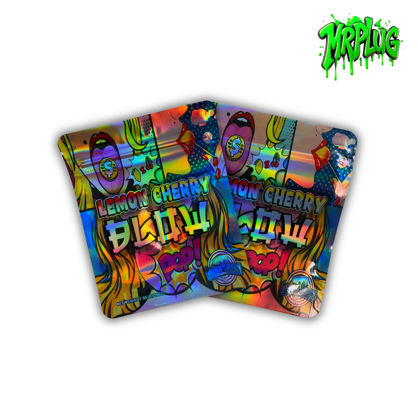 Custom Mylar Bags 3.5-7g Runde Ecken