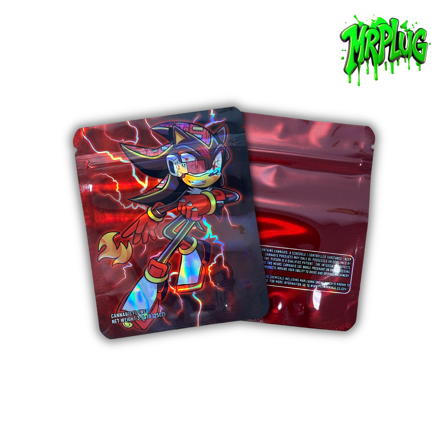 Custom Mylar Bags 3.5-7g Runde Ecken