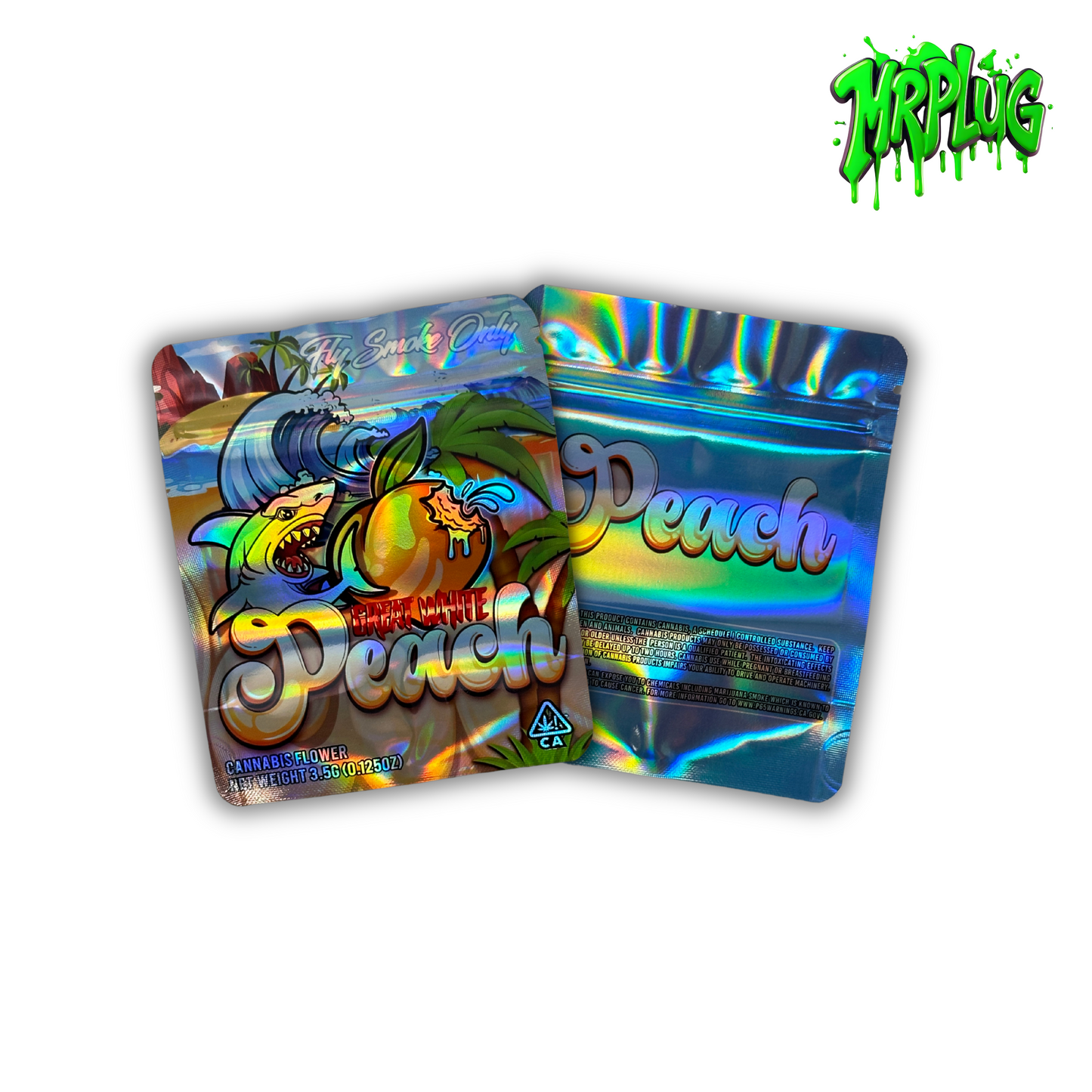 Custom Mylar Bags 3.5-7g Runde Ecken