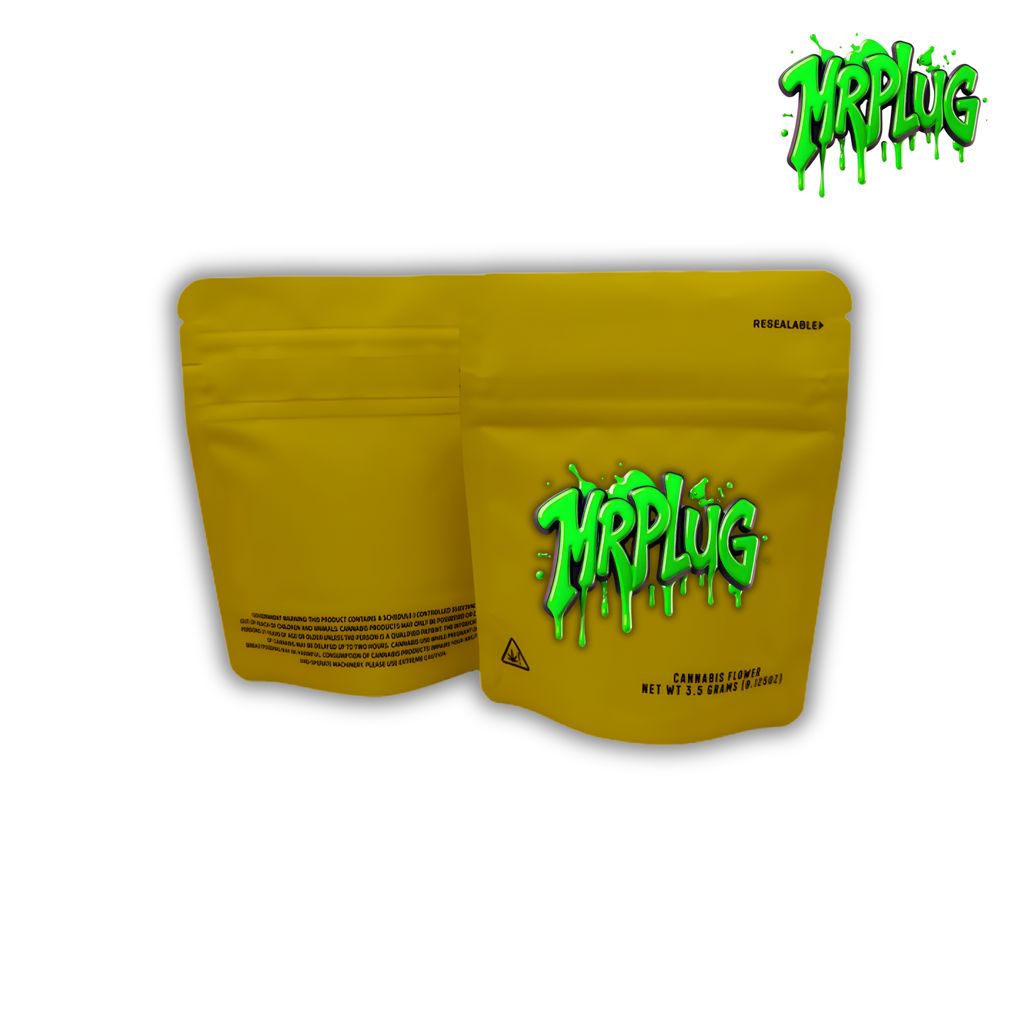 Custom Soft Touch Cali Bags 3.5g