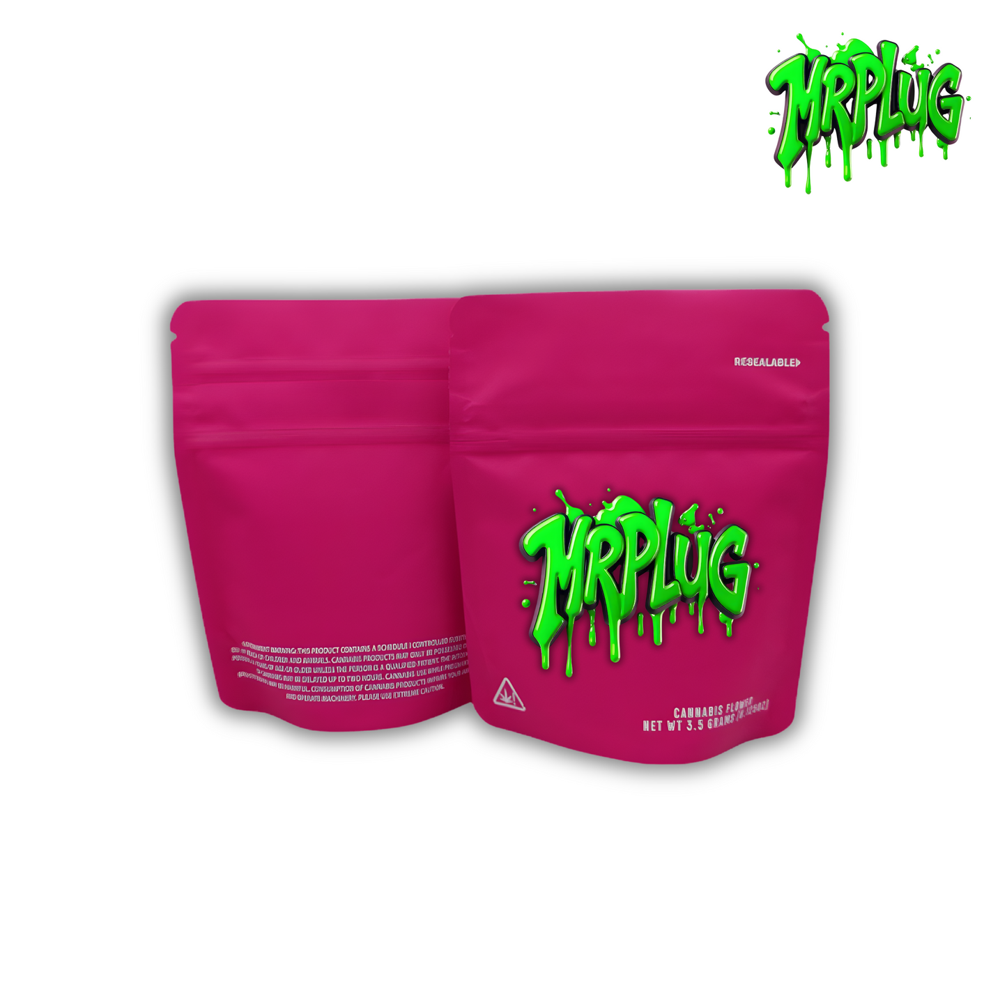 Custom Soft Touch Cali Bags 3.5g